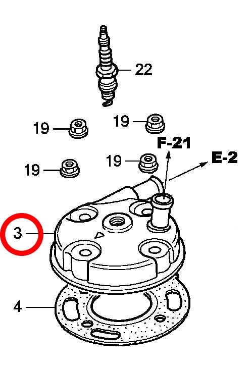 Topplock Honda CR85