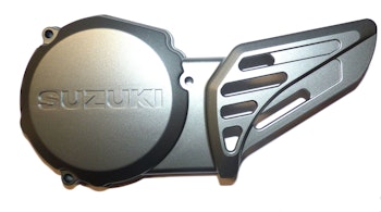 10: Suzuki RM85 tändningskåpa kedjeskydd