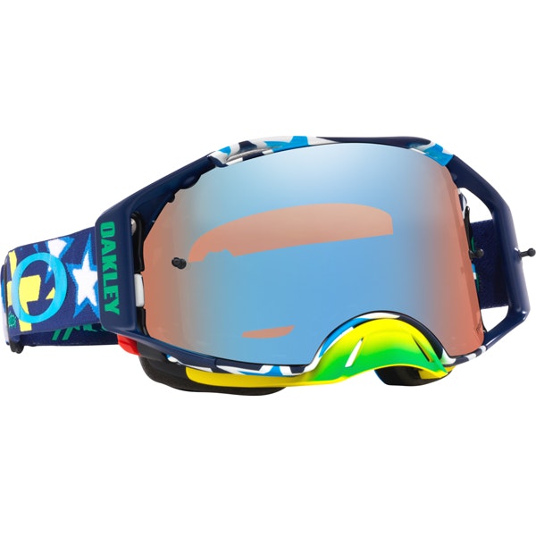 Oakley Airbrake MX TLD Blue Banner - Fmoto