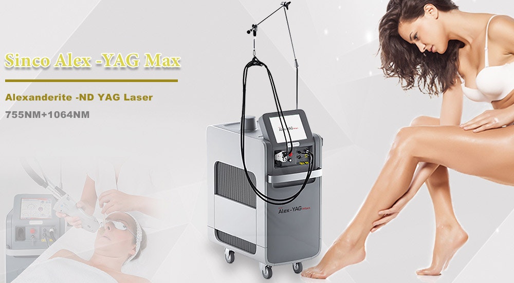 Sinco Alex-YA Max laser hårborttagningsmaskin / fråga om offert