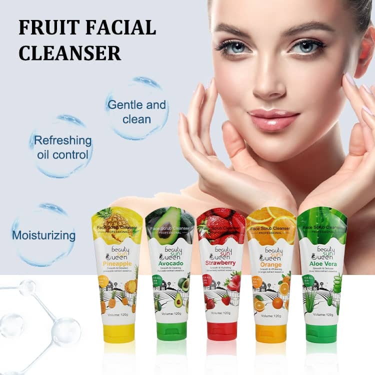 Fruit Face Wash Whitening Ansiktsrengöring för man och kvinna