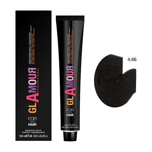 Röd & lila - 4,66. hår färg Glamour