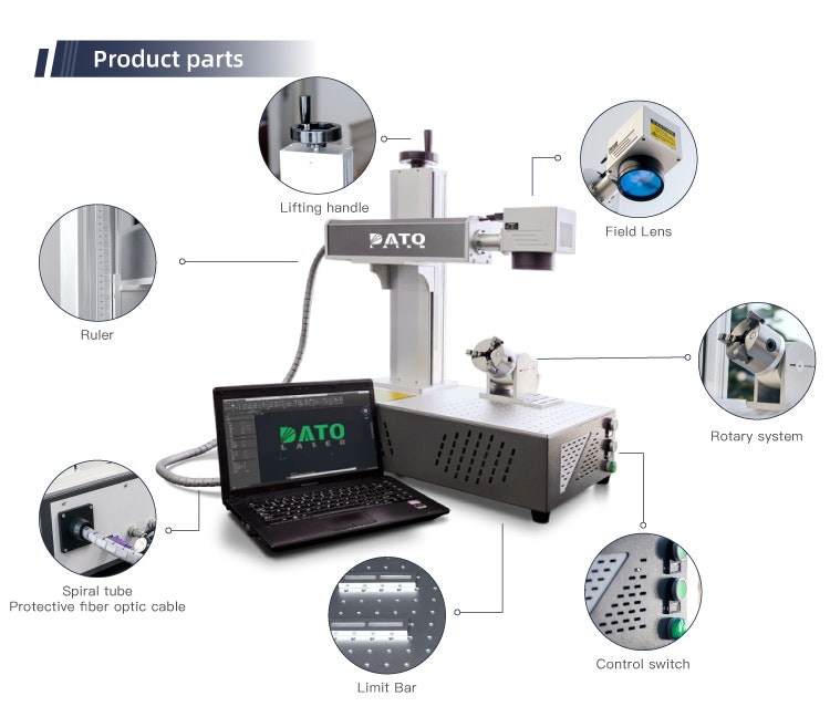 LM-P Portable Laser Marking Machine with Fiber Laser