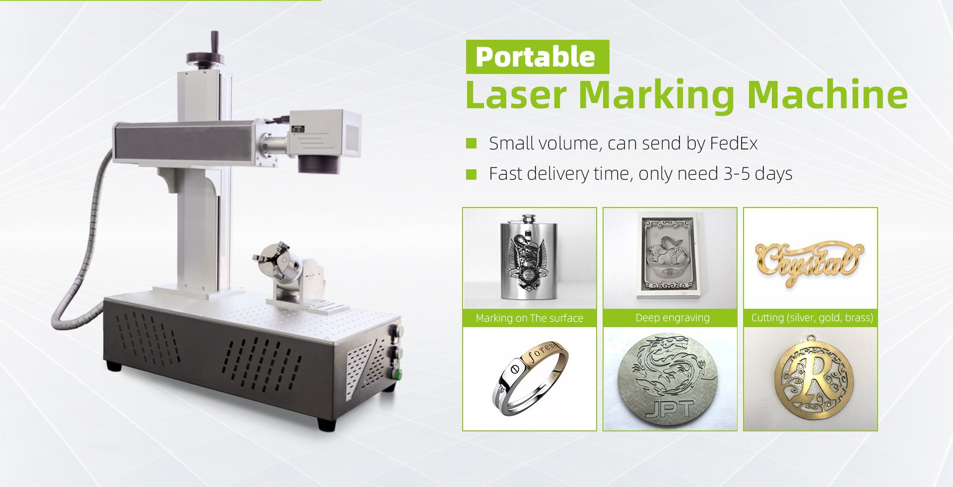 LM-P Portable Laser Marking Machine with Fiber Laser