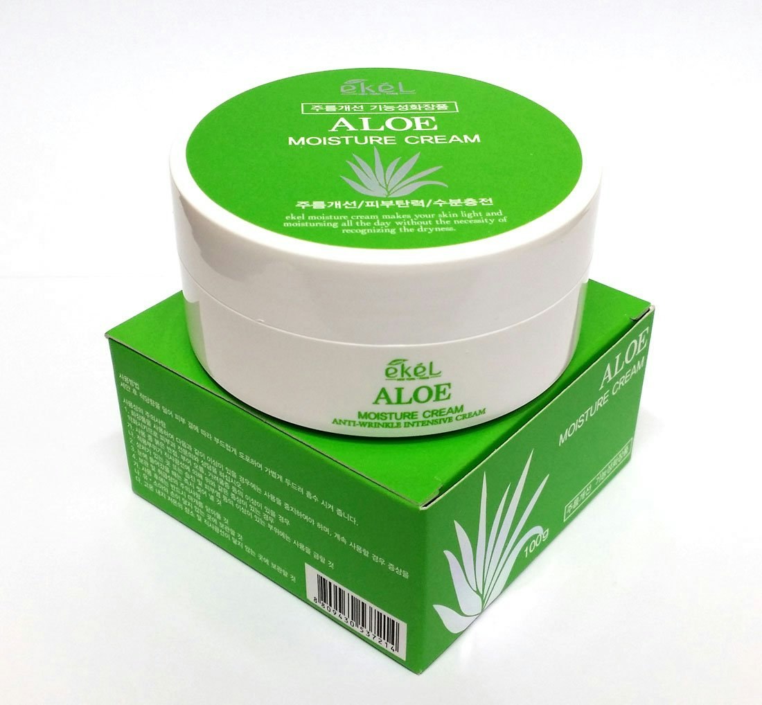 Ekel] Aloe Moisture cream 100g / rynkor, Aloe Vera oljefri/koreansk  kosmetika - Women Beauty