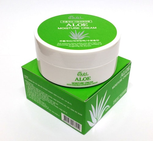 [Ekel] Aloe Moisture cream 100g / rynkor, Aloe Vera oljefri/koreansk kosmetika