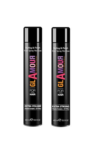 No gas hair spray extra volume