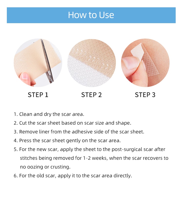 Silikon Scar Sheets