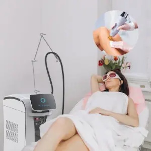 Alexandrite Nd Yag laser hårborttagningsmaskin
