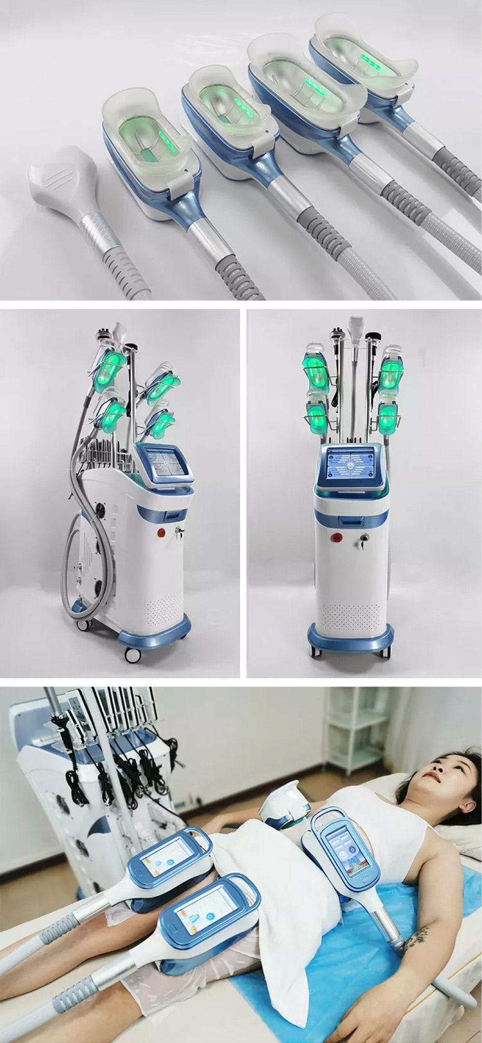 360 Lipo Cryo Cool Tech Slimming Fat Freezing Machine Ems Cryolipolysis