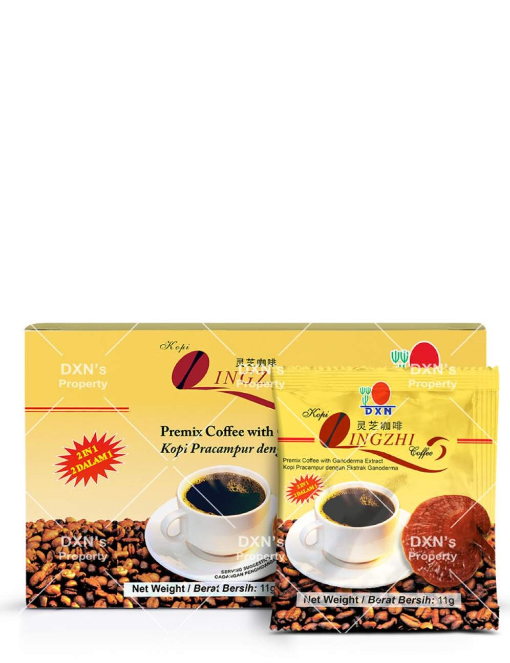 DXN LINGZHI COFFEE 2 IN 1