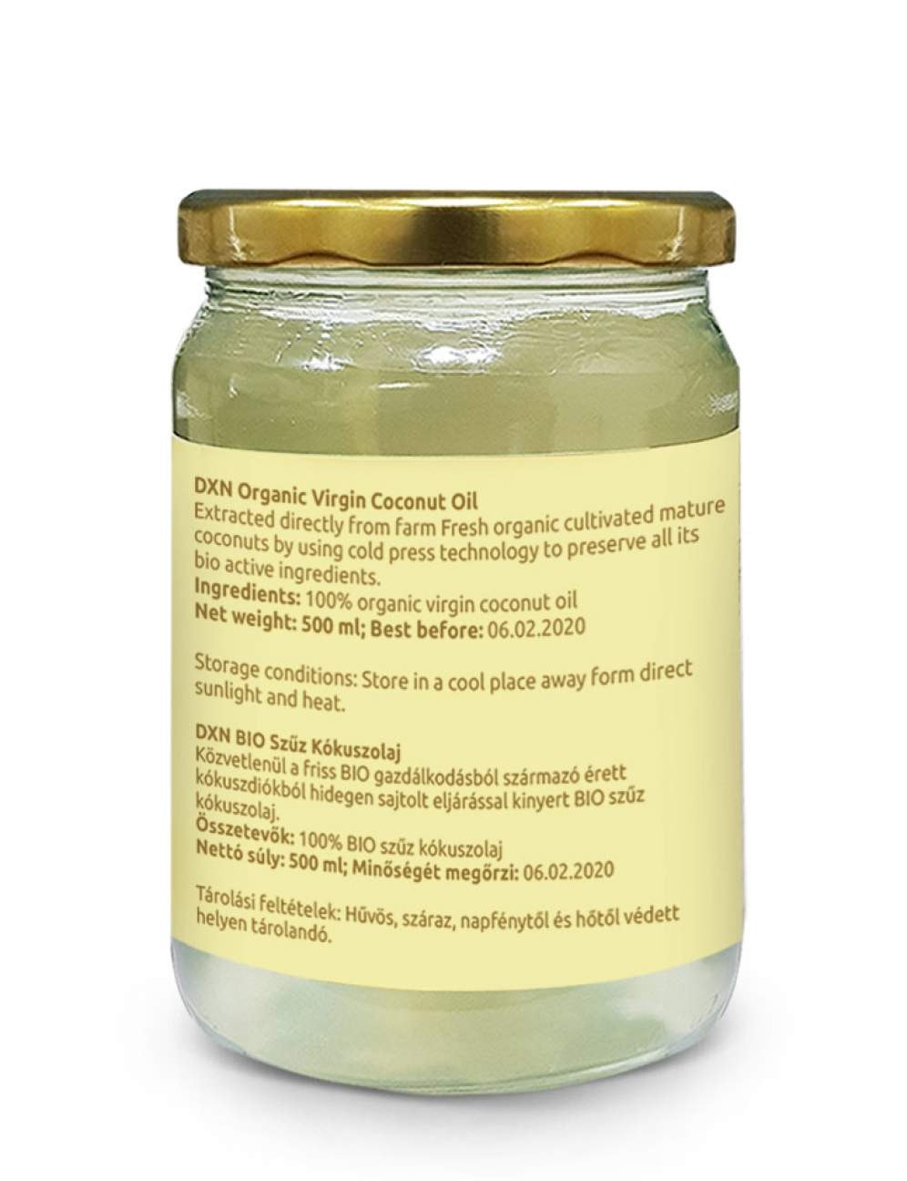 DXN Organic Virgin Coconut Oil - BIO