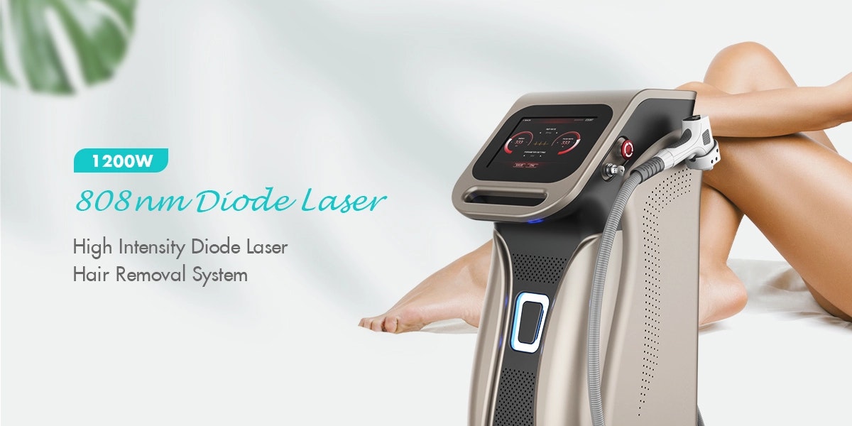 1200W 808nm diodlaserhårborttagningsmaskin