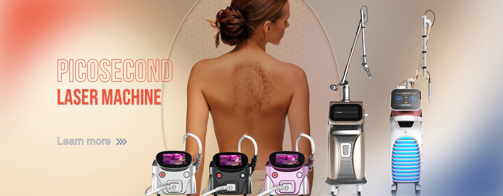 pikose kundlasermaskiner för tatuerings borttagning