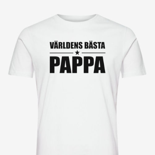 Världens bästa pappa T-Shirt - NorrDeal