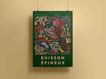 Poster Taggbuske