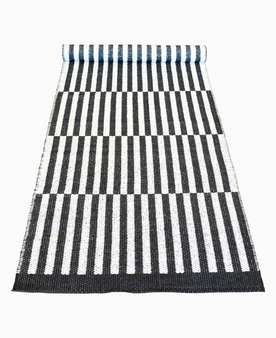 Matta Stripes-svart/vit