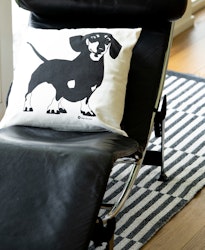 Matta Stripes-svart/vit