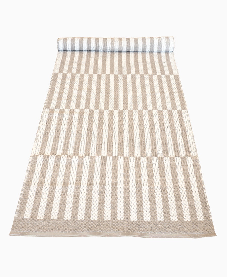 Matta Stripes-beige/vit