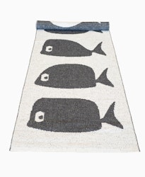 Matta Whale-svart/vit