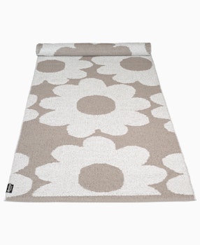Matta Flora-beige/vit