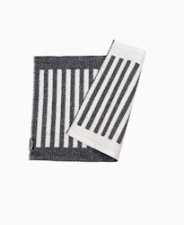 Dörr- badrumsmatta Stripes-svart/vit
