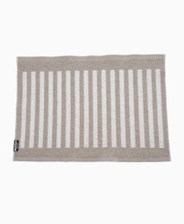 Dörr- badrumsmatta Stripes-beige/vit