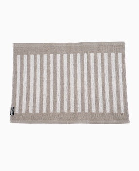 Dörr- badrumsmatta Stripes-beige/vit