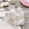 Bergkristall kluster i toppkvalitet
