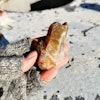 Bergkristall med elestial kvarts med glimmer på sidan