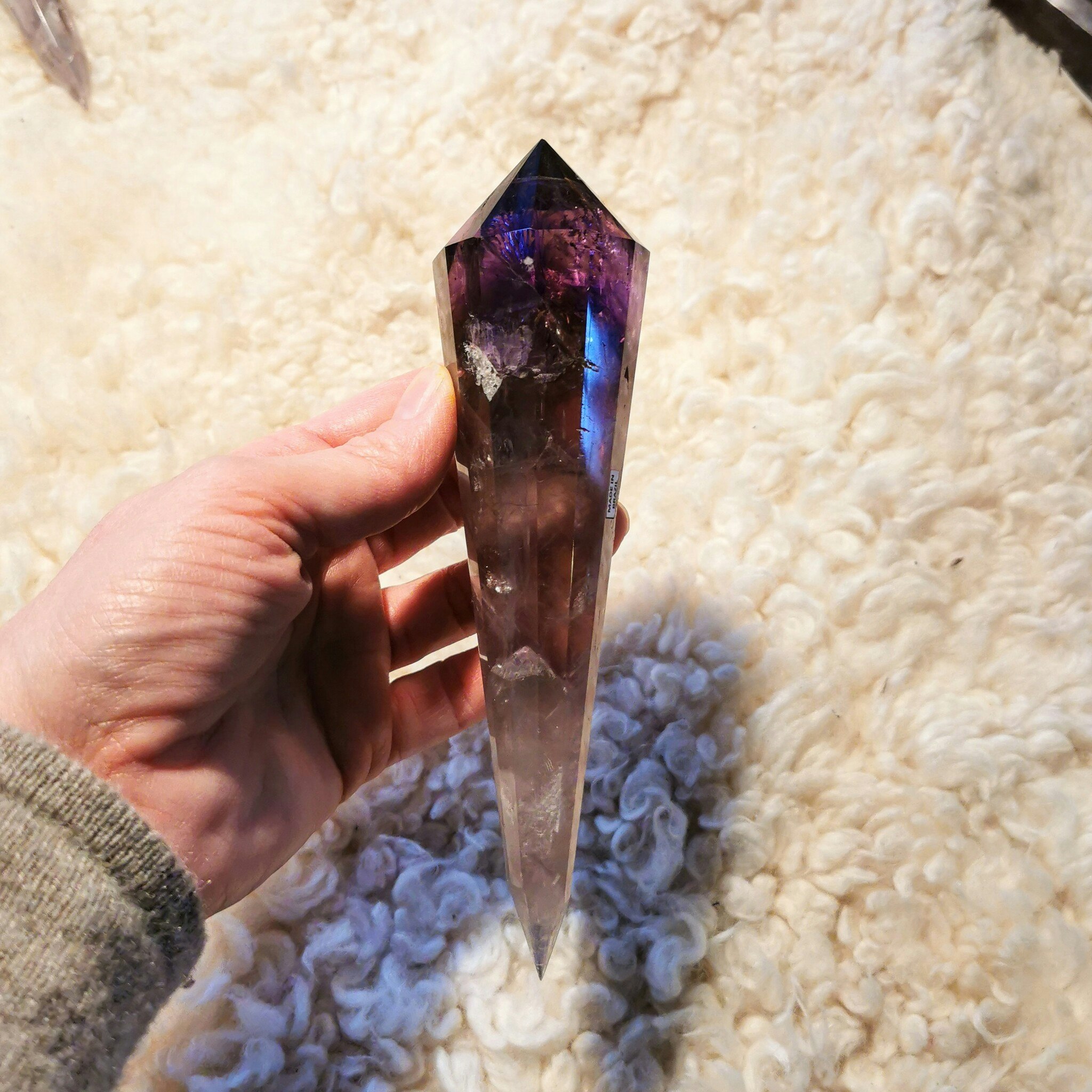 Vogelkristall i ametist