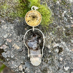 Stor facettslipad citrin med stor Scepter kristall från Brandenberg
