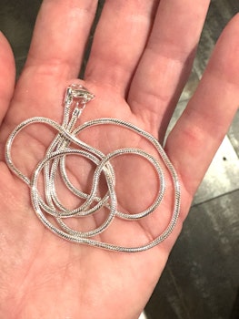 Chain 45 cm / Ormlänk, Kedja 45 cm, 925 silver