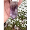 “The lighthouse” citrine with very special amethyst with hemstite inclusions