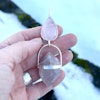 Morganite with double terminated pink Lithium