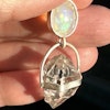 Velo opal with Herkimer diamond