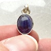 Blue lady Iolite with Herkimer with inclusions