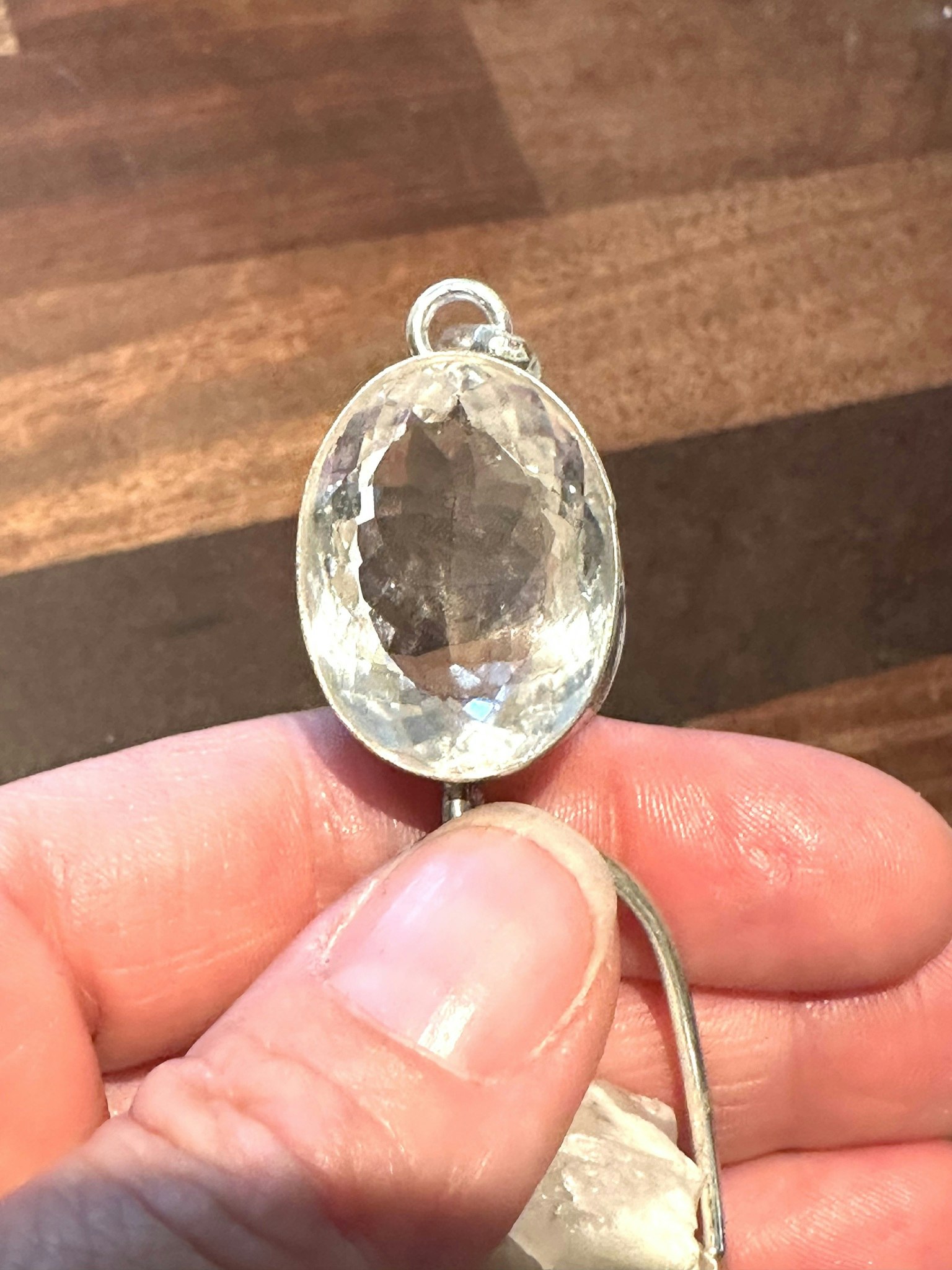 Quartz crystal with candle quartz