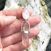 Rainbow moonstone with citrine grom sweden with Anatas