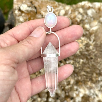 Masterpiece/master manifestation - Opal with Clear Quartz Vogel