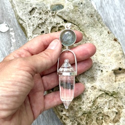 Masterpiece Aquamarine with Clear Quartz Vogel