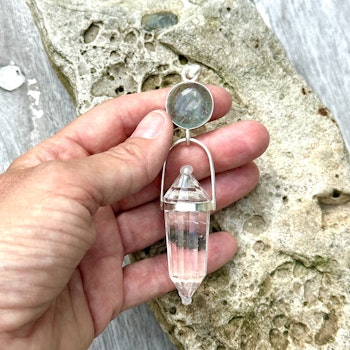 Masterpiece Aquamarine with Clear Quartz Vogel
