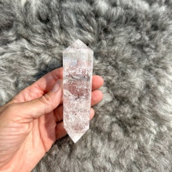 24 sided clear quartz Vogel, portal of light