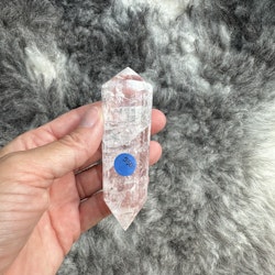 24 sided clear quartz Vogel, portal of light