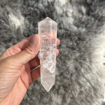 24 sided clear quartz Vogel, portal of light