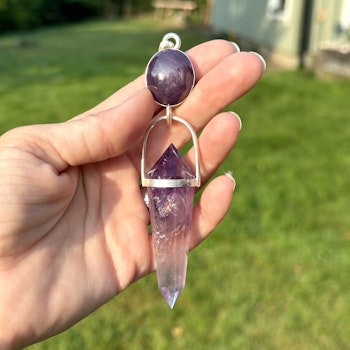 Star ruby with Amethys Vogel. Anaia- she who is connected to the Godess.  Masterpiece- Stellar collection