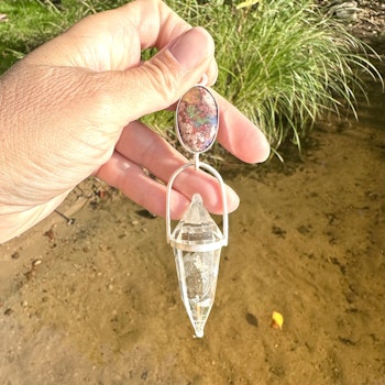 Masterpiece- Fire Opal with Citrine Vogel