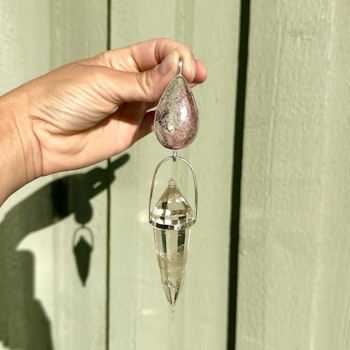 Masterpiece-Harlequin Quartz with Citrine Vogel