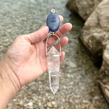 High Masterpiece- High Priestess- Stellar collection- Lapis Lazuli with 24 sided Vogel Crystal.
