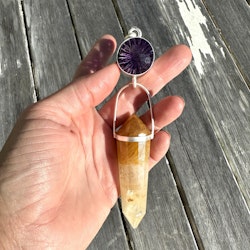 Amethyst with Golden Healer,  Frequency   Masterpiece